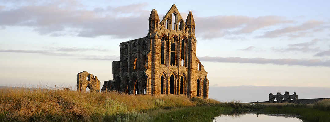 The ruins of the Benedictine abbey at Whitby