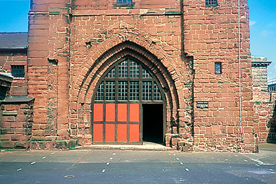 The Agricola Tower entrance